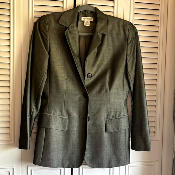 Ann Taylor Charcoal Grey blazer - Picture 2 of 8